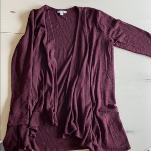 Maroon American Eagle cardigan